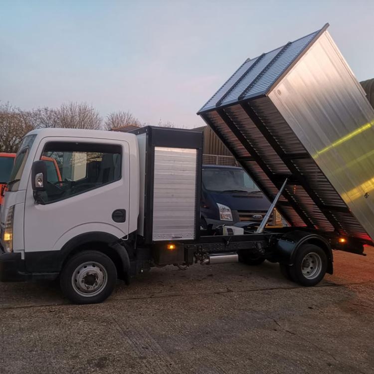 One of our tipper vans