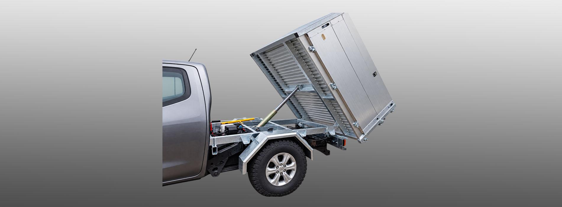 Tipper Van Facing Left
